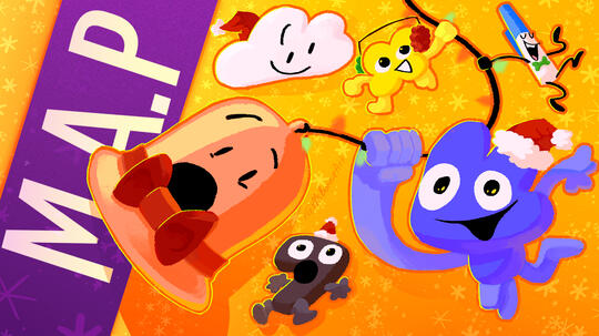 Jingle Bell Rock - Animated MAP! (Mewanimates)