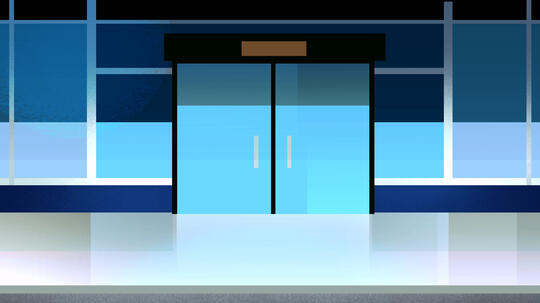 Airport Entrance Shot