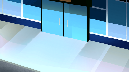 Airport Entrance Shot