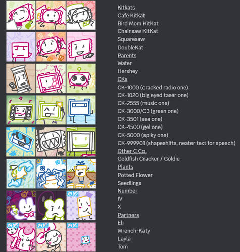 Whiteboard Gang Character Icons